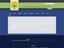 Tablet Screenshot of cedargroverescue.org